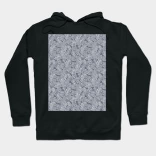 Tropical gray print Hoodie